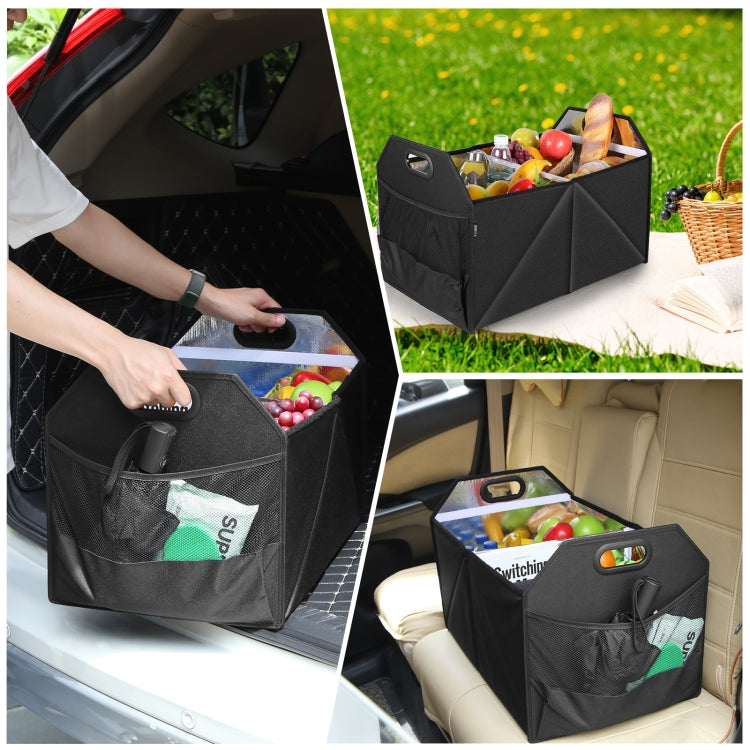 FunAdd Foldable Storage Fresh Box Vehicle Trunk Organizer Bag Transportation Fresh-keeping Box (Black) - Stowing Tidying by FunAdd | Online Shopping South Africa | PMC Jewellery | Buy Now Pay Later Mobicred