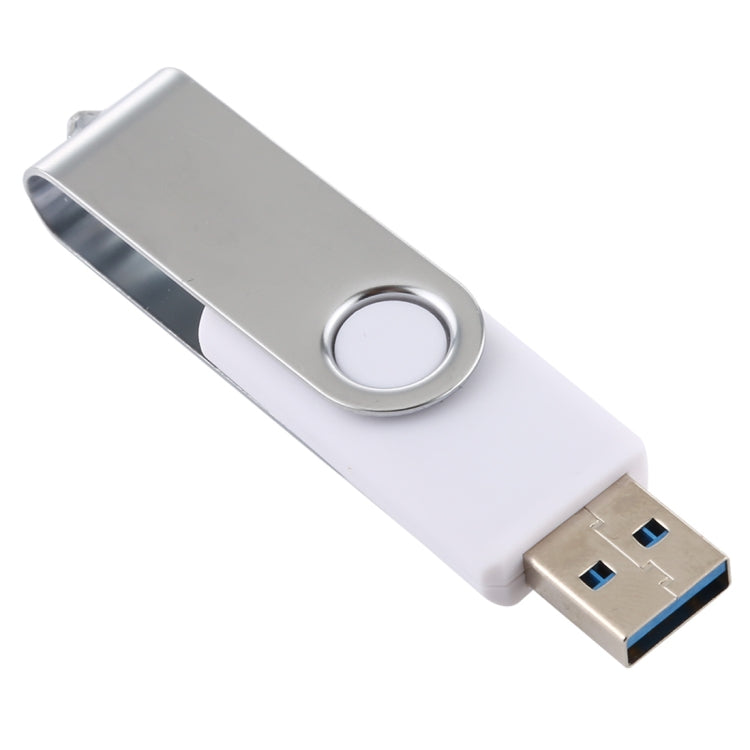 128GB Twister USB 3.0 Flash Disk USB Flash Drive (White) - USB Flash Drives by PMC Jewellery | Online Shopping South Africa | PMC Jewellery | Buy Now Pay Later Mobicred