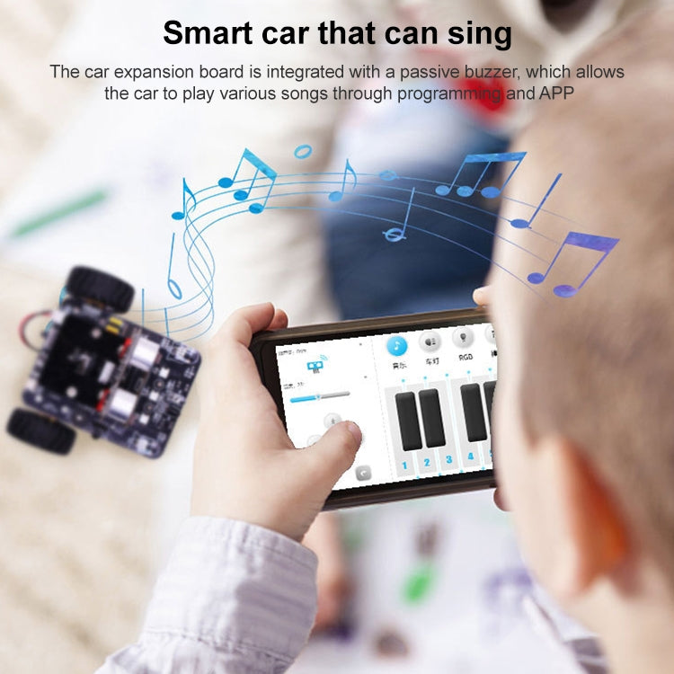 Yahboom Microbit Smart Robot Car Bitbot with IR and APP for Micro:bit V2/V1.5, without Micro:bit V2/V1.5 Board - free shipping - PMC TechLife - Order now!