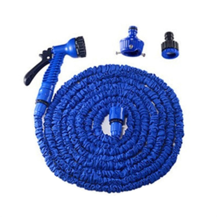 10-30m Telescopic Pipe Expandable Magic Flexible Garden Watering Hose with Spray Gun Set(Blue) - Watering & Irrigation by PMC Jewellery | Online Shopping South Africa | PMC Jewellery | Buy Now Pay Later Mobicred