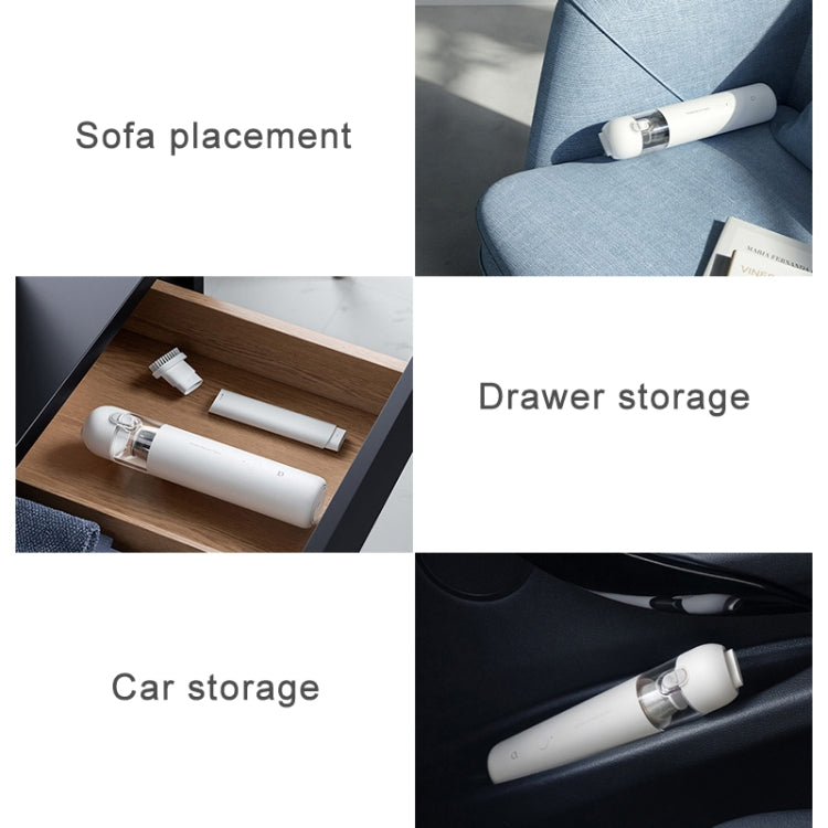 Original Xiaomi Mijia 120W 13000Pa Portable Handheld Car Home Vacuum Cleaner Dust Catcher Cleaning Tools(White) - Handheld Cleaner & Mops by Xiaomi | Online Shopping South Africa | PMC Jewellery | Buy Now Pay Later Mobicred