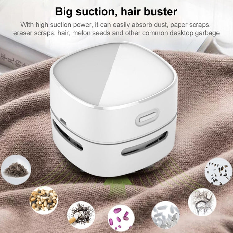 3W Hardcover Battery Style Portable Handheld Wireless Mini Desktop Vacuum Cleaner(Yellow) - Mini Vacuum Cleaner by PMC TechLife | Online Shopping South Africa | PMC TechLife | Buy Now Pay Later Mobicred