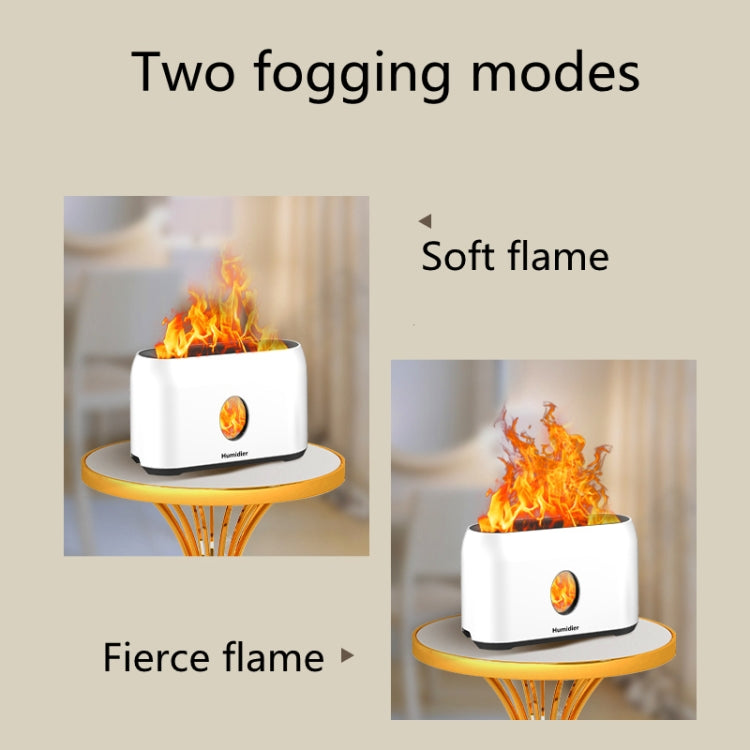 USB Simulation Flame Humidifier (White) - free shipping - PMC TechLife - Order now!