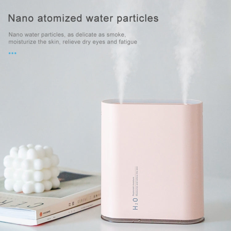 Y10 Runway Dual Jet Humidifier Colorful Marquee Night Light 1L Air Purifier for Home Office(White) - free shipping - PMC TechLife - Order now!