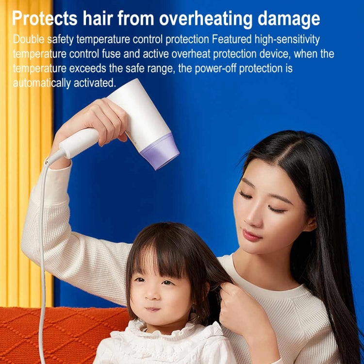 Original Xiaomi Youpin ShowSee Negative Ion Folding Electric Hair Dryer, US Plug(White) - free shipping - PMC TechLife - Order now!