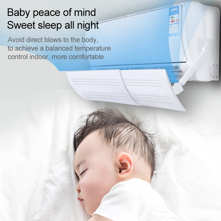 Bedroom Wall-Mounted Baby Universal Anti-Straight Blowing Air Conditioning Windshield Wind Deflector Shroud, Y Rounded Corner Version - free shipping - PMC TechLife - Order now!