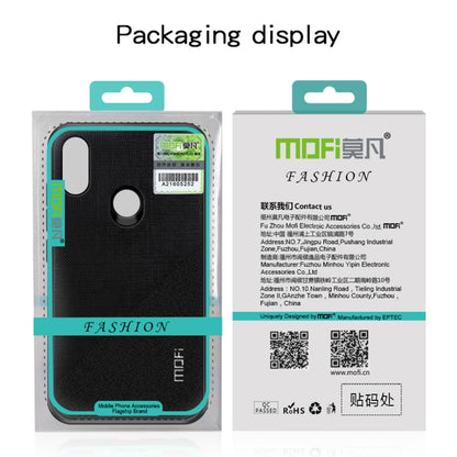 MOFI Shockproof TPU + PC + Cloth Pasted Case for Huawei Mate 20 X(Gold) - Huawei Cases by MOFI | Online Shopping South Africa | PMC Jewellery