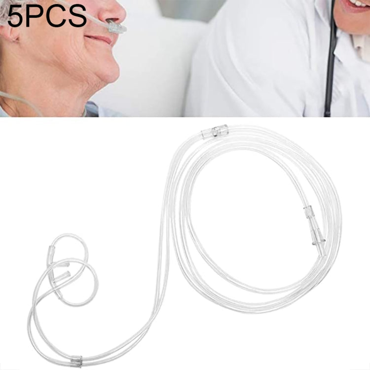 5 PCS Household Disposable Double-hole Nasal Oxygen Tube Pipe Oxygen Supply Tubing, Length: 8m - free shipping - PMC TechLife - Order now!