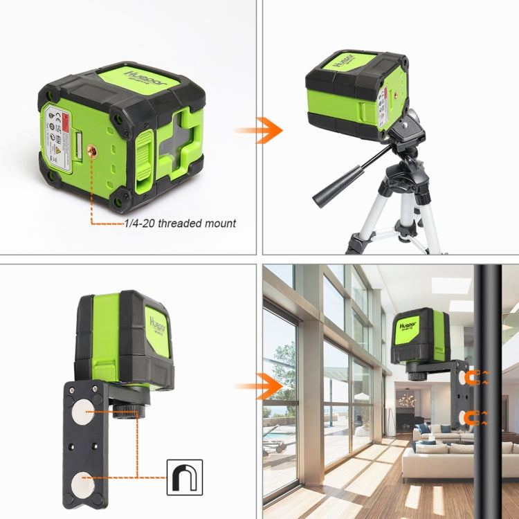 9011R 1V1H 20mW 2 Line Red Beam Laser Level Covering Walls and Floors (Red) - Laser Rangefinder by PMC TechLife | Online Shopping South Africa | PMC TechLife | Buy Now Pay Later Mobicred