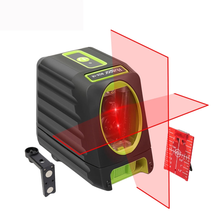BOX-1R 1V1H 40mW & 10mW 2 Line Red Beam Laser Level Covering Walls and Floors (Red) - Laser Rangefinder by PMC TechLife | Online Shopping South Africa | PMC TechLife | Buy Now Pay Later Mobicred