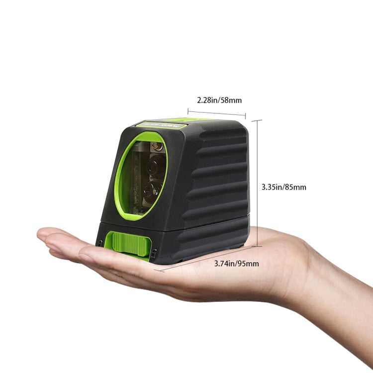 BOX-1R 1V1H 40mW & 10mW 2 Line Red Beam Laser Level Covering Walls and Floors (Red) - Laser Rangefinder by PMC TechLife | Online Shopping South Africa | PMC TechLife | Buy Now Pay Later Mobicred