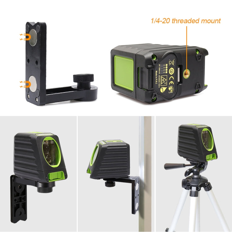 BOX-1R 1V1H 40mW & 10mW 2 Line Red Beam Laser Level Covering Walls and Floors (Red) - Laser Rangefinder by PMC TechLife | Online Shopping South Africa | PMC TechLife | Buy Now Pay Later Mobicred