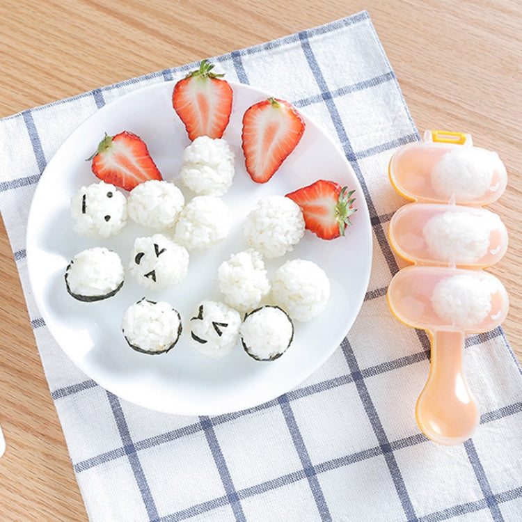 Cute Style Food-grade Sushi Rice Ball Shaker Mold with Spoon for Kids, Random Color Delivery - Food Molds by PMC TechLife | Online Shopping South Africa | PMC TechLife | Buy Now Pay Later Mobicred