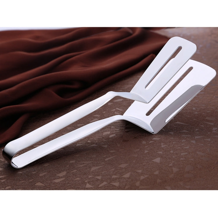 Stainless Steel Barbecue Steak Clip Tongs BBQ Roasting Shovels Leak Steak Shovel Spatula Food Clamp Bread Clips - Food Clips & Clips by PMC Jewellery | Online Shopping South Africa | PMC Jewellery | Buy Now Pay Later Mobicred