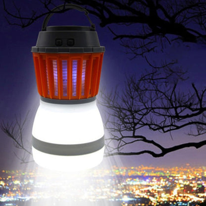 IP67 Waterproof LED Mosquito Killer Night Lamp Rechargeable Outdoor Travel Insects Flies Pest Killer with Solar Panel - Outdoor Insect Repellent by PMC Jewellery | Online Shopping South Africa | PMC Jewellery | Buy Now Pay Later Mobicred