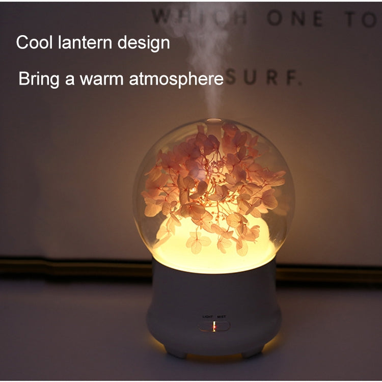 ML-824 100ML Gypsophila Flowers Aromatherapy Diffuser Air Humidifier with Colorful LED Light for Office / Home(Green) - Air Purifiers & Accessories by PMC TechLife | Online Shopping South Africa | PMC TechLife | Buy Now Pay Later Mobicred