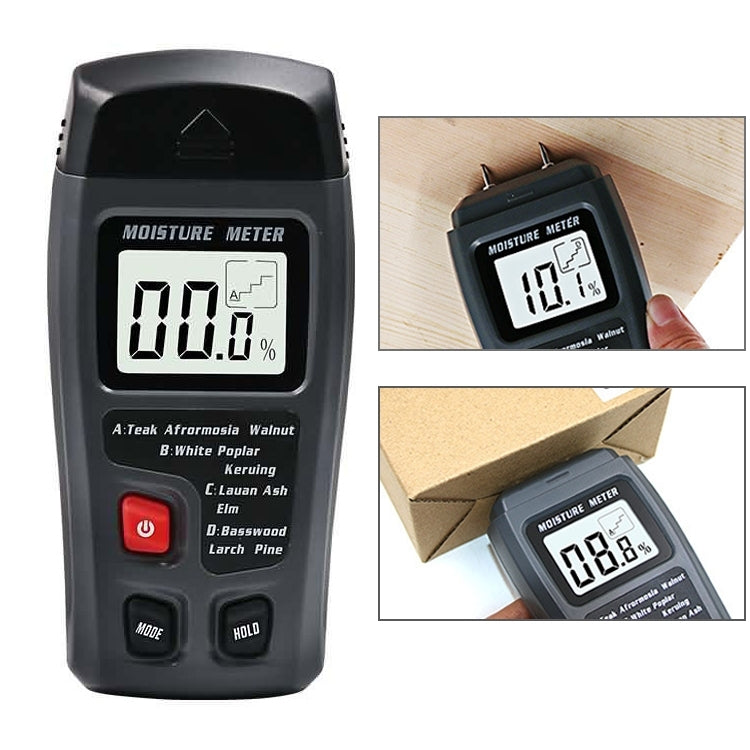 Rechargeable Wood Moisture Tester Moisture Measurement for Wood Flooring and Carton without Battery - PH & Moisture Meter by PMC TechLife | Online Shopping South Africa | PMC TechLife | Buy Now Pay Later Mobicred