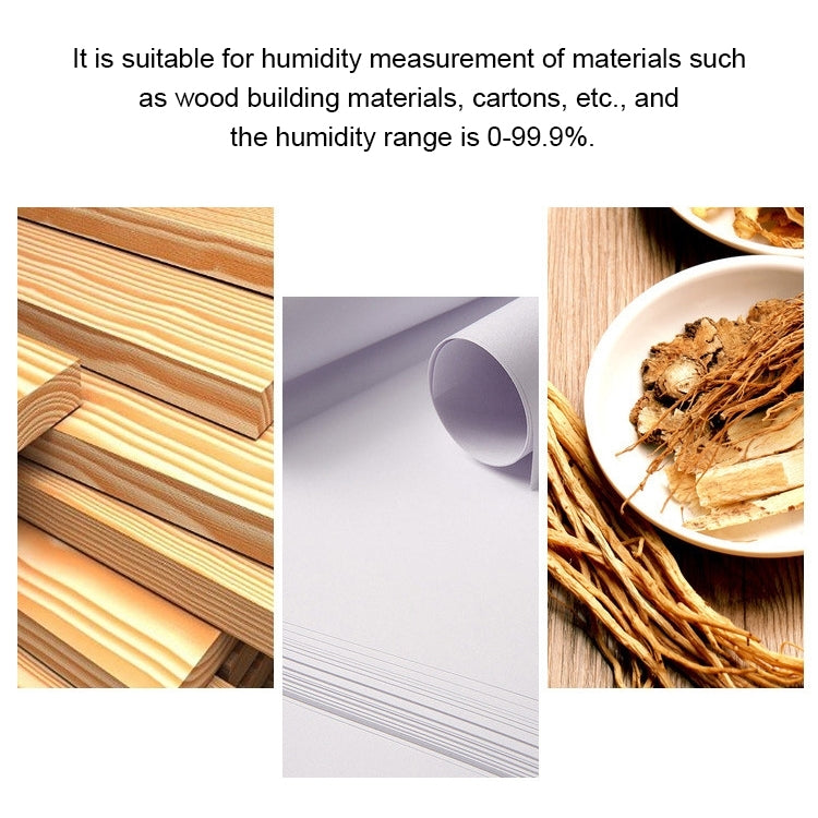 Rechargeable Wood Moisture Tester Moisture Measurement for Wood Flooring and Carton without Battery - PH & Moisture Meter by PMC TechLife | Online Shopping South Africa | PMC TechLife | Buy Now Pay Later Mobicred