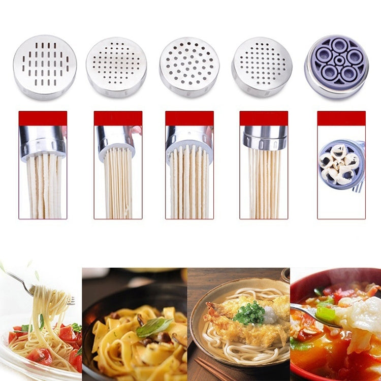Household Stainless Steel Manual Pasta Machine Hand Pressure Noodle Machine Noodle Maker with 5 Models - Gadgets by PMC TechLife | Online Shopping South Africa | PMC TechLife | Buy Now Pay Later Mobicred