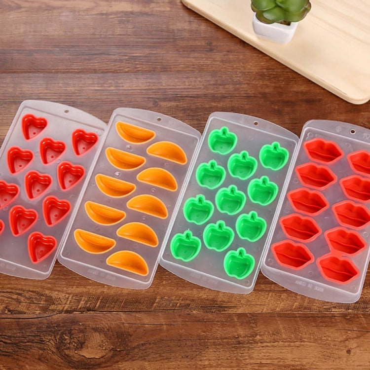 Orange Shaped Silicon Ice Cube Tray / Ice Mold Random Color - Food Molds by PMC Jewellery | Online Shopping South Africa | PMC Jewellery | Buy Now Pay Later Mobicred