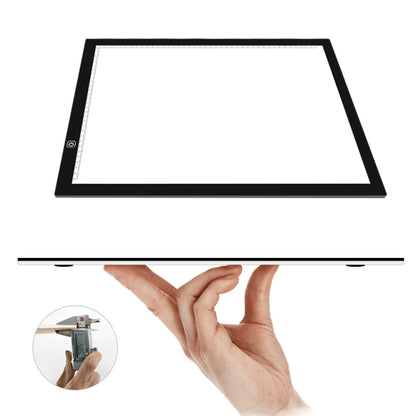 A3 Size 8W 5V LED Ultra-thin Stepless Dimming for Acrylic Copy Boards for Anime Sketch Drawing Sketchpad, with USB Cable -  by PMC Jewellery | Online Shopping South Africa | PMC Jewellery | Buy Now Pay Later Mobicred