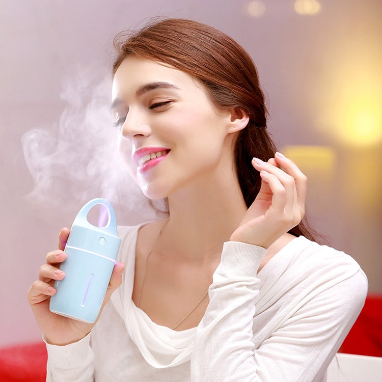1.5W - 2W 175ml Mini Portable USB Negative Ions Humidifier Beauty and Water Supplement Instrument with Colorful LED Light(Blue) - Air Purifiers & Accessories by PMC TechLife | Online Shopping South Africa | PMC TechLife | Buy Now Pay Later Mobicred