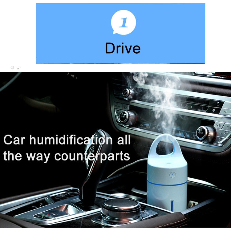 1.5W - 2W 175ml Mini Portable USB Negative Ions Humidifier Beauty and Water Supplement Instrument with Colorful LED Light(Blue) - Air Purifiers & Accessories by PMC TechLife | Online Shopping South Africa | PMC TechLife | Buy Now Pay Later Mobicred