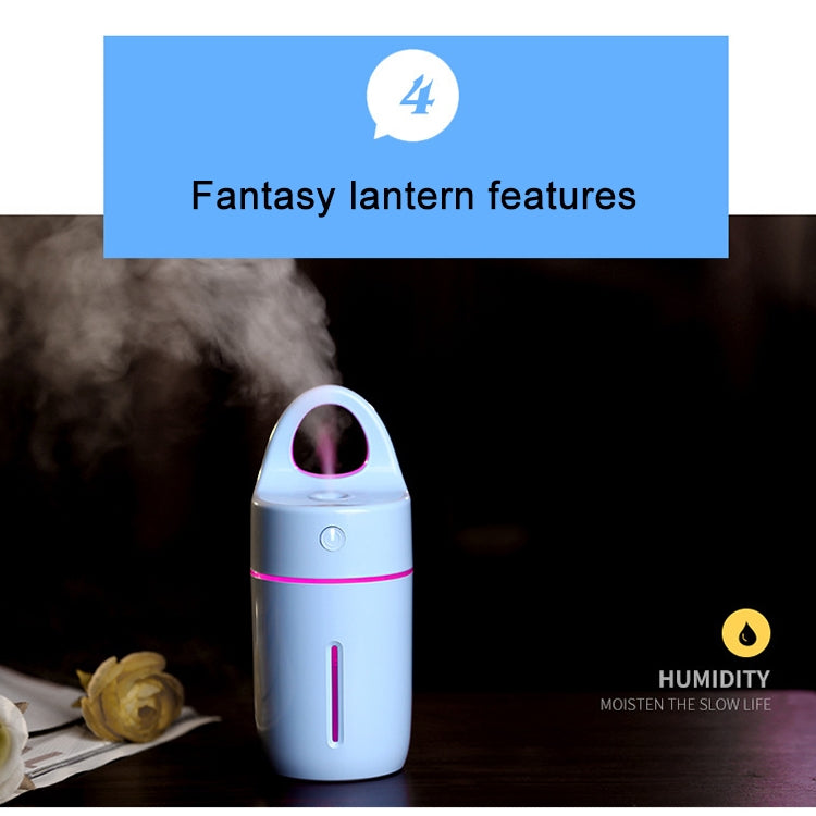 1.5W - 2W 175ml Mini Portable USB Negative Ions Humidifier Beauty and Water Supplement Instrument with Colorful LED Light(Blue) - Air Purifiers & Accessories by PMC TechLife | Online Shopping South Africa | PMC TechLife | Buy Now Pay Later Mobicred