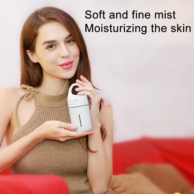 1.5W - 2W 175ml Mini Portable USB Negative Ions Humidifier Beauty and Water Supplement Instrument with Colorful LED Light(White) - Air Purifiers & Accessories by PMC TechLife | Online Shopping South Africa | PMC TechLife | Buy Now Pay Later Mobicred