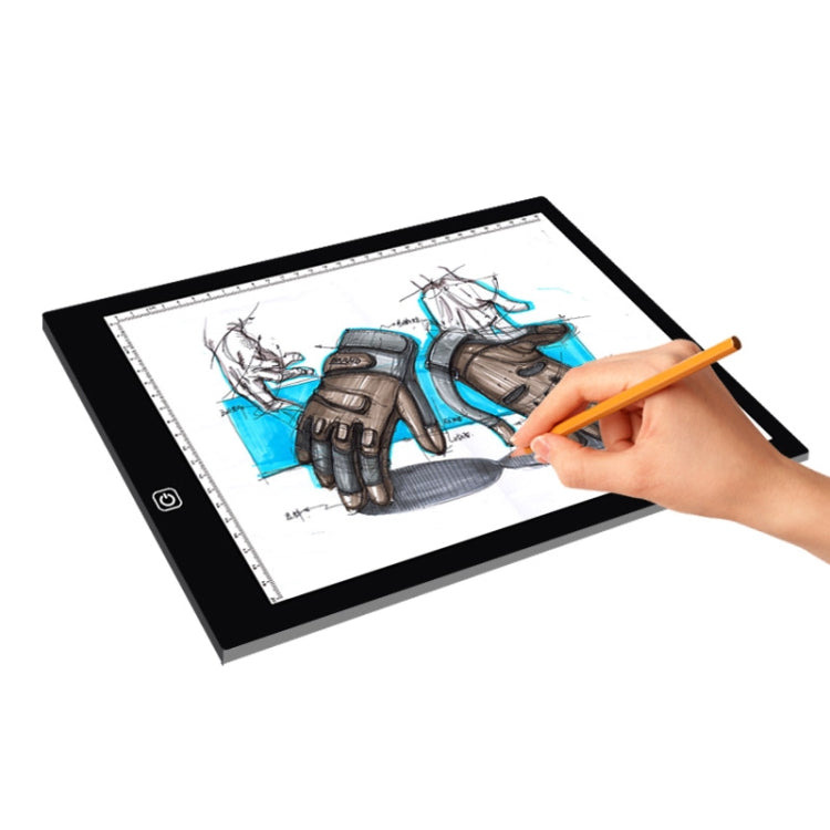 A4 Size LED Three Level of Brightness Dimmable Acrylic Copy Boards for Anime Sketch Drawing Sketchpad, with 1.5m USB Cable -  by PMC TechLife | Online Shopping South Africa | PMC TechLife | Buy Now Pay Later Mobicred