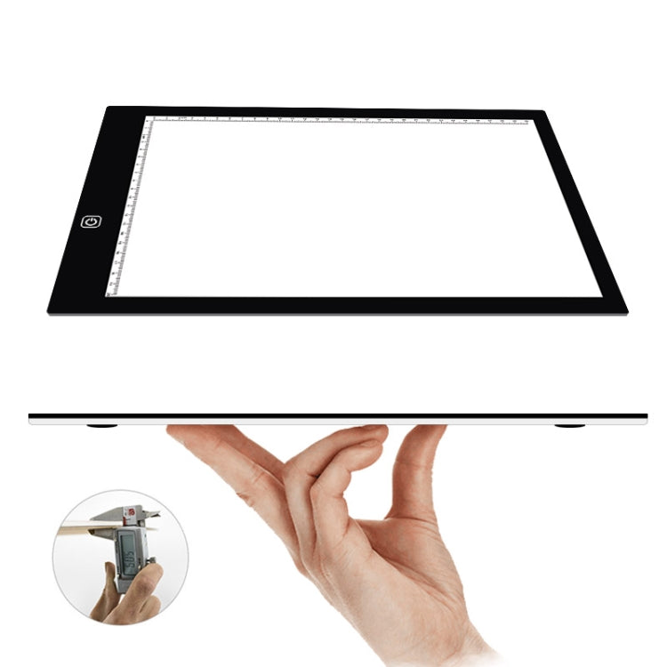 A4 Size 5W 5V LED Three Level of Brightness Dimmable Acrylic Copy Boards for Anime Sketch Drawing Sketchpad, with USB Cable & Plug, Size���240x360x5mm -  by PMC TechLife | Online Shopping South Africa | PMC TechLife | Buy Now Pay Later Mobicred