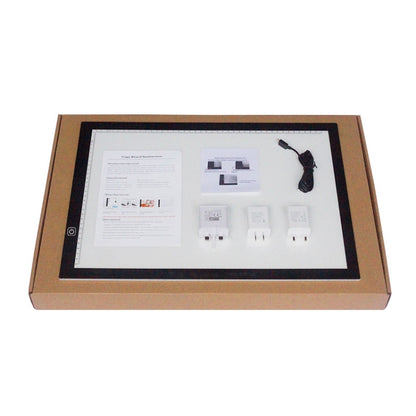 A3 Size 8W 5V LED Ultra-thin Stepless Dimming Acrylic Copy Boards for Anime Sketch Drawing Sketchpad, with USB Cable & Plug -  by PMC Jewellery | Online Shopping South Africa | PMC Jewellery | Buy Now Pay Later Mobicred