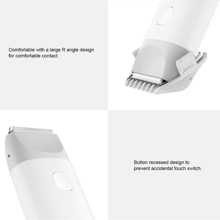 Original Xiaomi Mitu Rechargeable USB Electric Hair Shaver For Baby Haircut Machine(White) - Hair Trimmer by Xiaomi | Online Shopping South Africa | PMC Jewellery | Buy Now Pay Later Mobicred