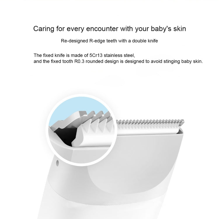 Original Xiaomi Mitu Rechargeable USB Electric Hair Shaver For Baby Haircut Machine(White) - Hair Trimmer by Xiaomi | Online Shopping South Africa | PMC Jewellery | Buy Now Pay Later Mobicred