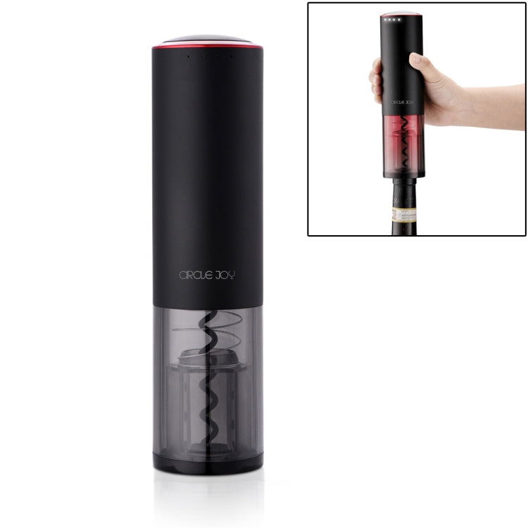 Original Xiaomi Youpin CIRCLE JOY Automatic Rechargeable Electric Wine Bottle Opener(Black) - Openers by Xiaomi | Online Shopping South Africa | PMC Jewellery | Buy Now Pay Later Mobicred