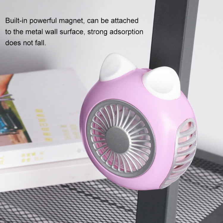LORDNINO SBF003 3W USB Charging Portable Electric Fan with Magnetic Wristband, 3 Speed Control (Blue) - free shipping - PMC TechLife - Order now!