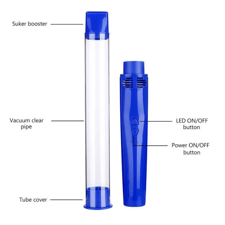 SK818 USB Charging Insects Bugs Suction Traps Electric Pest Spider Catcher with LED Light(Blue) - Other by PMC TechLife | Online Shopping South Africa | PMC TechLife | Buy Now Pay Later Mobicred