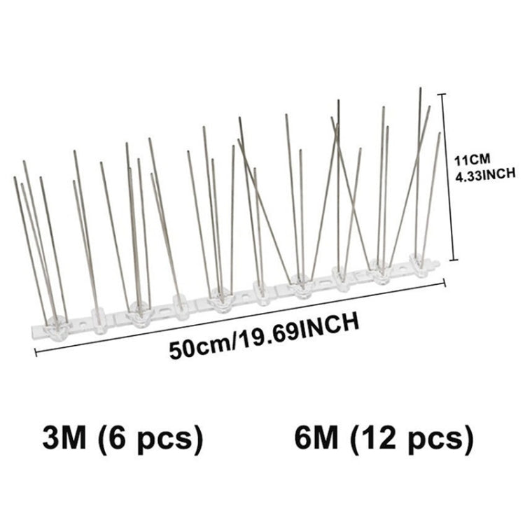 5 PCS / Set Bird Repeller 50cm Stainless Steel Nails Bird Spikes SK411 - Outdoor Insect Repellent by PMC TechLife | Online Shopping South Africa | PMC TechLife | Buy Now Pay Later Mobicred