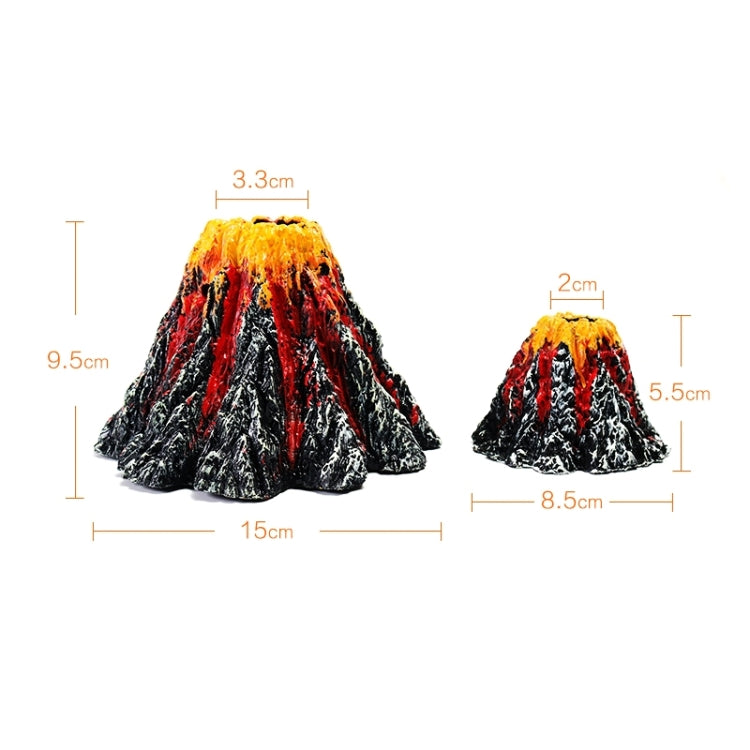 Artificial Tree Plant Grass Fish Tank Decoration Volcano Rock Landscape, Creative Rockery Resin Ornaments Aquarium Air Pump, Size: S, 8.5*5.5*2.0 cm - Fish Tank Decoration by PMC TechLife | Online Shopping South Africa | PMC TechLife