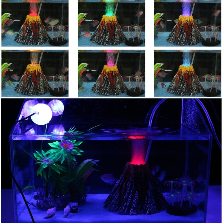 Artificial Tree Plant Grass Fish Tank Decoration Volcano Rock Landscape, Creative Rockery Resin Ornaments Aquarium Air Pump, Size: S, 8.5*5.5*2.0 cm - Fish Tank Decoration by PMC TechLife | Online Shopping South Africa | PMC TechLife