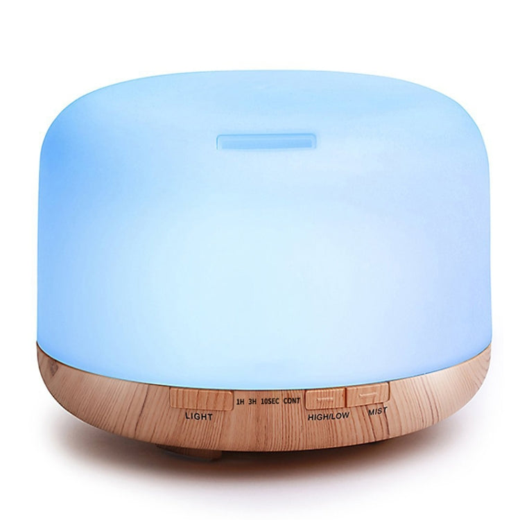 T500 Remote Control Wood Pattern Air Humidifier Automatic Alcohol Sprayer Essential Oil Diffuser Ultrasonic Mist Maker Ultrasonic Aroma Diffuser Atomizer Color LED, Capacity: 500ml, DC 24V, US Plug - Air Purifiers & Accessories by PMC TechLife | Online Shopping South Africa | PMC TechLife | Buy Now Pay Later Mobicred