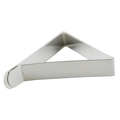 10 PCS Stainless Steel Tablecloth Clip Adjustable Triangle Clamp Holder - Food Clips & Clips by PMC Jewellery | Online Shopping South Africa | PMC Jewellery | Buy Now Pay Later Mobicred