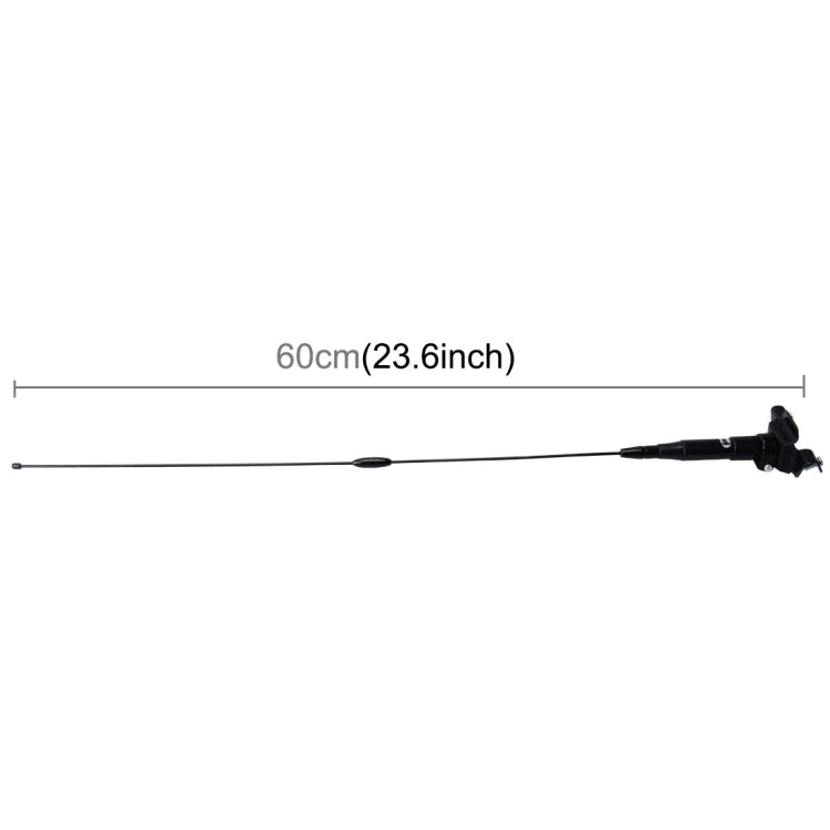 Universal Car Decoration Extensile Aerial Clip Side Car Modified To Remove Static Electricity Aerial, Length: 60cm(Black) - Aerials by PMC TechLife | Online Shopping South Africa | PMC TechLife | Buy Now Pay Later Mobicred
