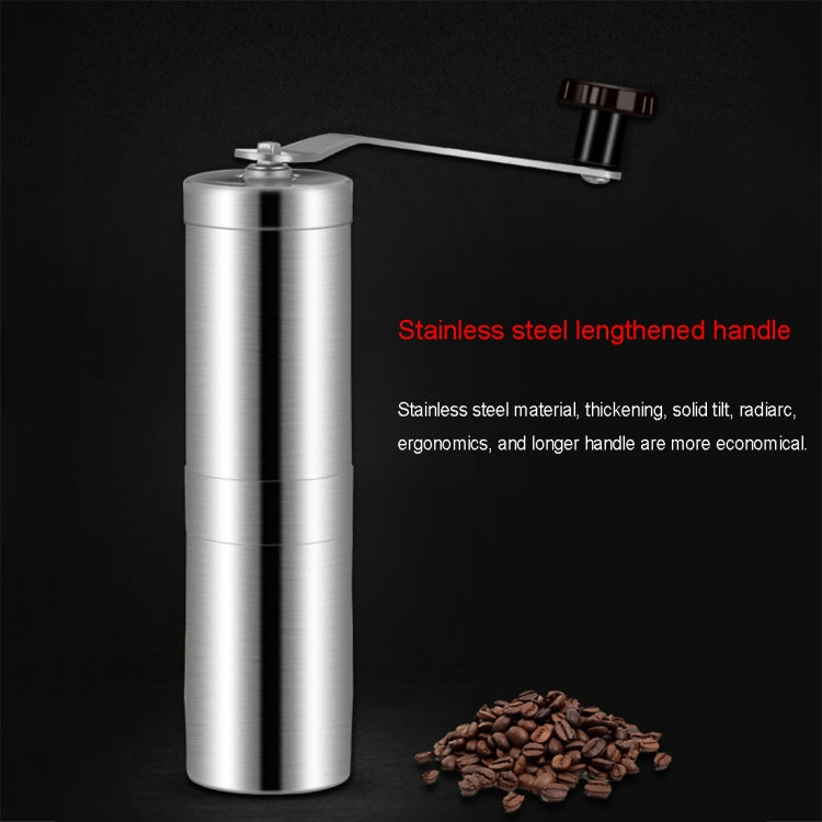 Portable Conical Burr Mill Manual Stainless Steel Hand Crank Coffee Bean Grinder, Capacity: 40g - Coffee Machine & Accessories by PMC TechLife | Online Shopping South Africa | PMC TechLife | Buy Now Pay Later Mobicred
