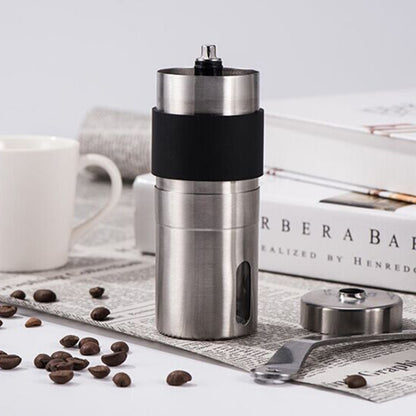 Portable Conical Burr Mill Manual Stainless Steel Hand Crank Coffee Bean Grinder, Capacity: 30g - Coffee Tools by PMC Jewellery | Online Shopping South Africa | PMC Jewellery | Buy Now Pay Later Mobicred