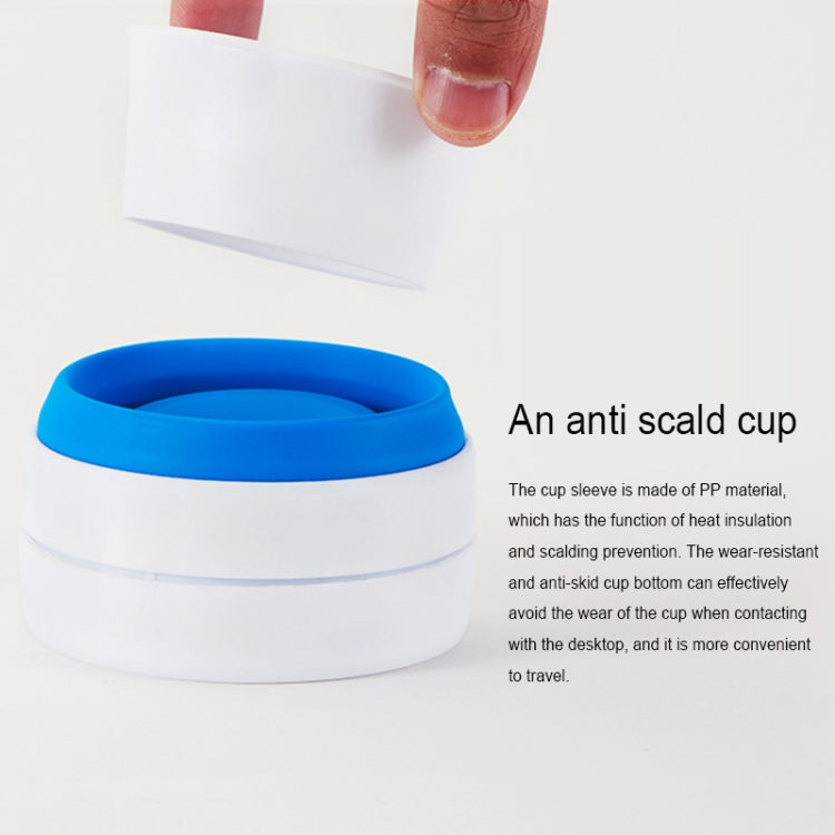 350ml Outdoor Pocket-Sized Coffee Tea Collapsible Travel Mug Silicone Cup with Lid(Black) - free shipping - PMC TechLife - Order now!