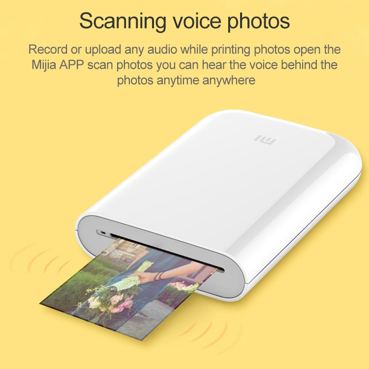 Original Xiaomi Portable Pocket Photo Printer(White) - 3D Printer by Xiaomi | Online Shopping South Africa | PMC Jewellery | Buy Now Pay Later Mobicred