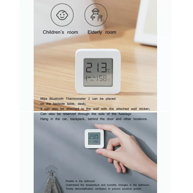 Original Xiaomi Mijia Bluetooth Temperature and Humidity Thermometer 2 - Thermostat & Thermometer by Xiaomi | Online Shopping South Africa | PMC Jewellery | Buy Now Pay Later Mobicred