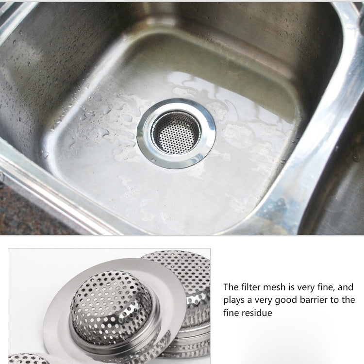 Wide Edge Sink Filter Floor Drain Cover Shower Sewer Stainless Steel Strainers, Size: L (11.5 x 11.5cm) - Filters by PMC Jewellery | Online Shopping South Africa | PMC Jewellery | Buy Now Pay Later Mobicred