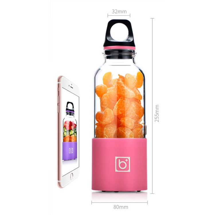 Bingo 500ml Mini Portable USB Rechargeable Electric Juicer Cup  Juicer Blender, 22000 Revolutions Per Minute(Pink) - free shipping - PMC TechLife - Order now!
